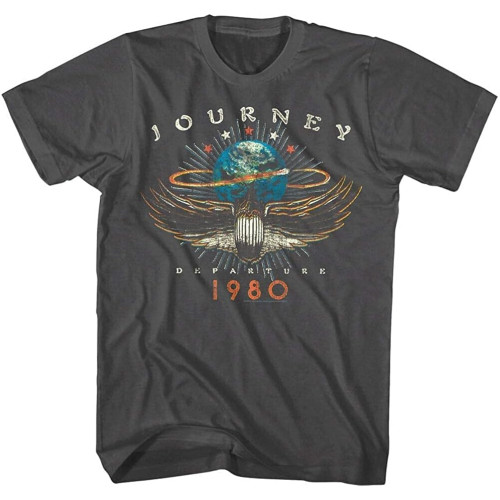 Journey Departures Album Tour 1980 Men's T Shirt Rock Band Vintage Concert Merch Journey Departures Album Tour 1980 Men's T Shirt Rock Band Vintage Concert Merch