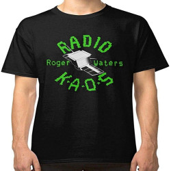 Roger Waters Radio KAOS Men's Clothing T-Shirts Tees XXL Black Roger Waters Radio KAOS Men's Clothing T-Shirts Tees XXL Black