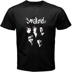 ZSKKCNUK The Yardbirds Men's Black T-Shirt Size S M L XL 2XL 3XL