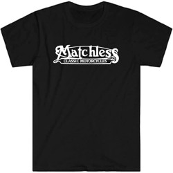 Matchless British Motorcycle Logo Men's T-Shirt Size XL Black