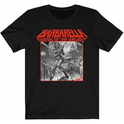 ZSKKCNUK POLDBBs Barbarella Retro Movie Tshirt Cotton ZSKKCNUK POLDBBs Barbarella Retro Movie Tshirt Cotton