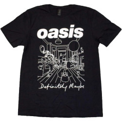 ZSKKCNUK POLDBBs Oasis Definitely Maybe Line Drawing T Shirt ZSKKCNUK POLDBBs Oasis Definitely Maybe Line Drawing T Shirt