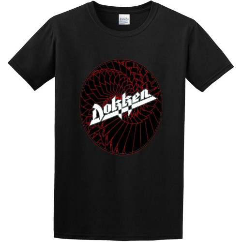 Men's Dokken Breaking The Chains Band Legend T Shirt O Neck Men's Dokken Breaking The Chains Band Legend T Shirt O Neck