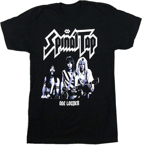 Spinal Tap One Louder Song List Black Mens T Shirt Movie Merch Spinal Tap One Louder Song List Black Mens T Shirt Movie Merch