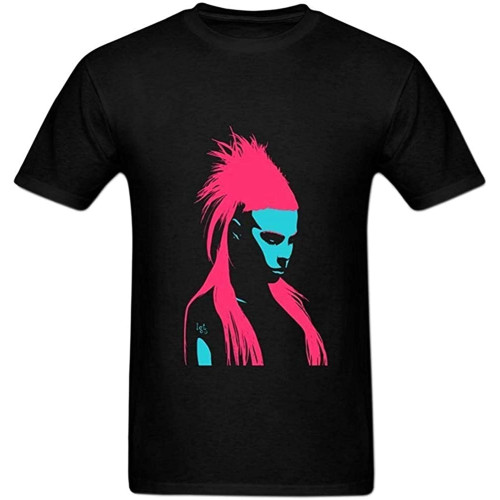 Blacksoul Men's Die Antwoord Paint Art T-Shirt Men's Black Tee Blacksoul Men's Die Antwoord Paint Art T-Shirt Men's Black Tee