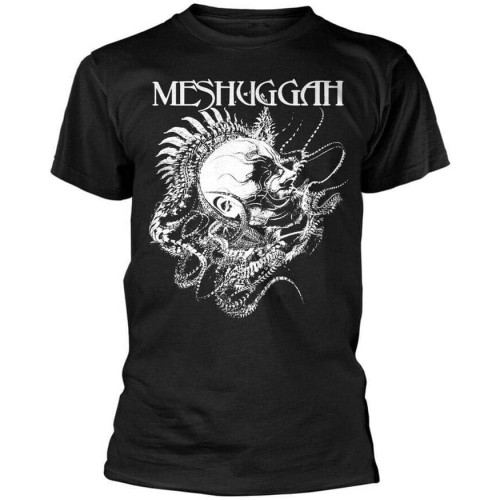 T Shirt Spine Head Mens Rock Metal Black Tee Unisex