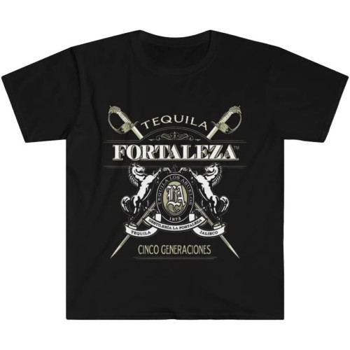 Soft Cotton T-Shirt Tequila Fortaleza Mexican Tequila