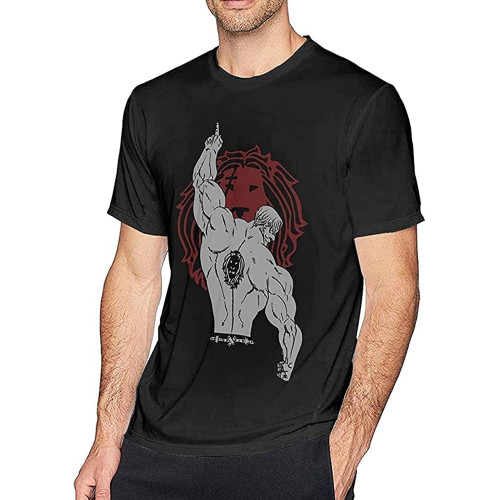 The Seven Deadly Sins Escanor Men' Short Sleeve T-Shirt The Seven Deadly Sins Escanor Men' Short Sleeve T-Shirt