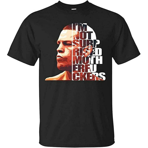 Nate Diaz T-Shirt Nate Diaz Men's Tee Shirt Short Sleeve Nate Diaz T-Shirt Nate Diaz Men's Tee Shirt Short Sleeve