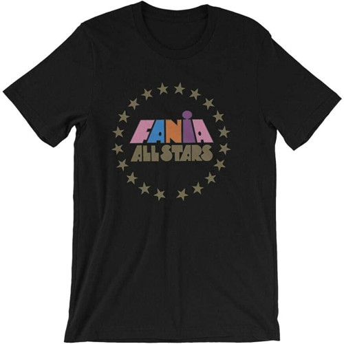 Fania All Stars Men T Shirt Salsa Latin Record Label Tee