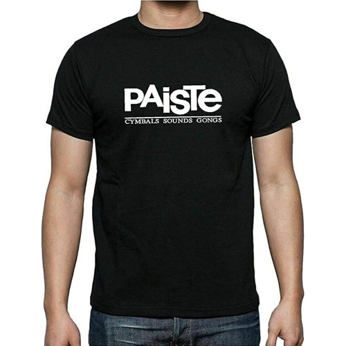Paiste Cymbals Music Instrument Men's T-Shirt Unisex Black Tee Paiste Cymbals Music Instrument Men's T-Shirt Unisex Black Tee