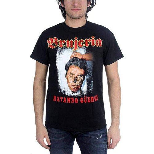 Brujeria Matando Gueros Men's T-Shirt Black tee Brujeria Matando Gueros Men's T-Shirt Black tee