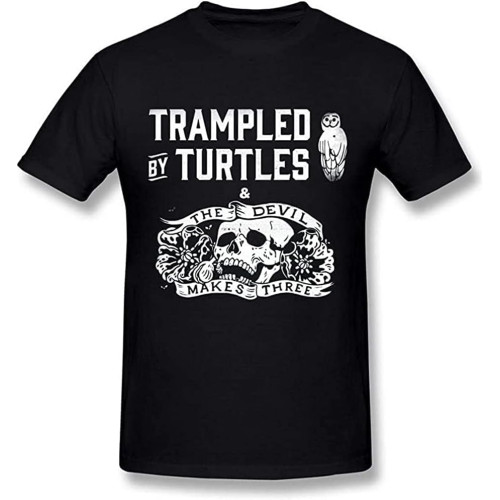 The Devil Makes Three World Tour Concert Graphic Printed T-Shirt for Fashion Mens Black Tee The Devil Makes Three World Tour Concert Graphic Printed T-Shirt for Fashion Mens Black Tee