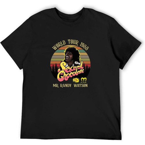 Sexual Chocolate T-Shirt Mens Coming to America Randy Watson World Tour 88 Top Sexual Chocolate T-Shirt Mens Coming to America Randy Watson World Tour 88 Top