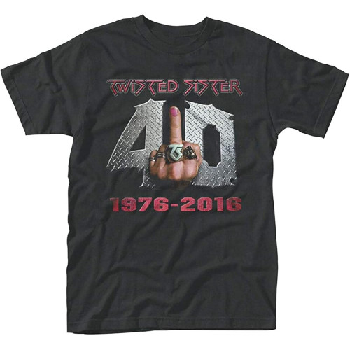 Twisted Sister '40 and FuK It' T-Shirt - & !