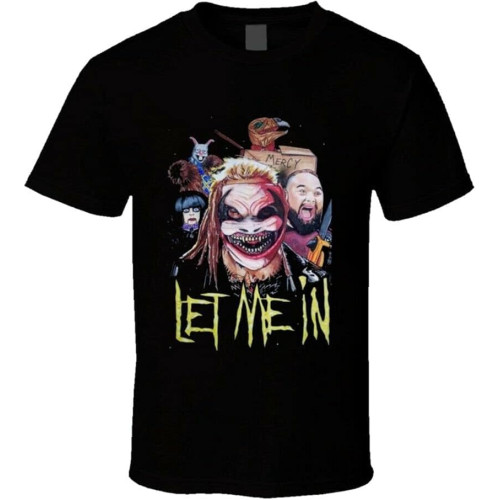 YOUCHEN Let Me in Wrestling Bray Fiend T Shirt for Mens Black T-Shirt YOUCHEN Let Me in Wrestling Bray Fiend T Shirt for Mens Black T-Shirt