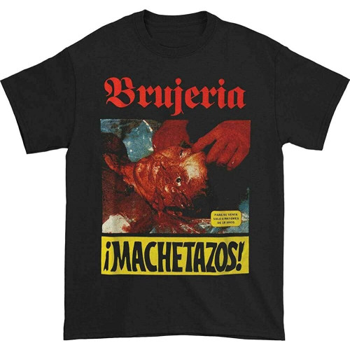 Brujeria Men's Machetazos Slim Fit T Shirt Xx-Large Black Black