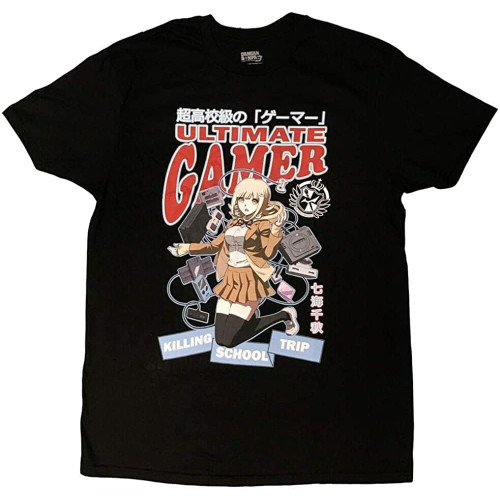 Exclusive Ultimate Gamer Chiaki Nanami Anime T-Shirt 34763 Black Exclusive Ultimate Gamer Chiaki Nanami Anime T-Shirt 34763 Black