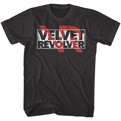 Velvet Revolver Men's T Shirt Vintage Logo Album Concert Tour Merch Black