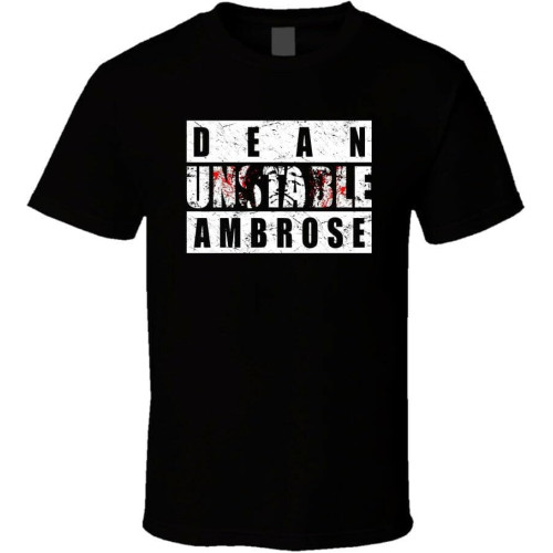 DA Dean Ambrose No Good Dean Goes Unhinged Logo 2 Tshirt Men's Black DA Dean Ambrose No Good Dean Goes Unhinged Logo 2 Tshirt Men's Black