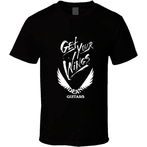 Dean Guitars 4 Black T Shirt Black Dean Guitars 4 Black T Shirt Black