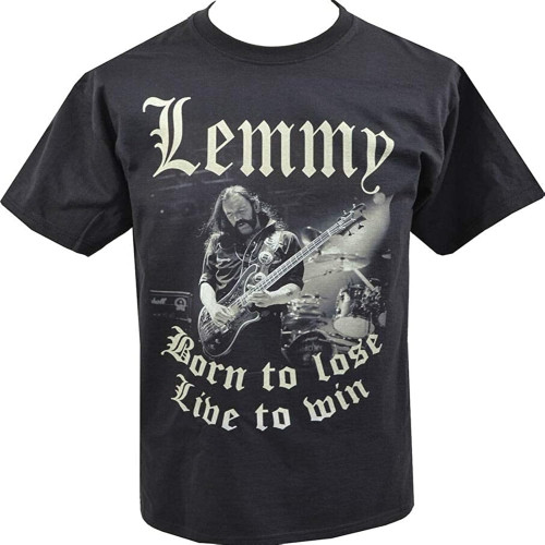 Sale! Mens Black T-Shirt Photographic Ian Lemmy Kilminster Born Lose Live Win 3XL Sale! Mens Black T-Shirt Photographic Ian Lemmy Kilminster Born Lose Live Win 3XL