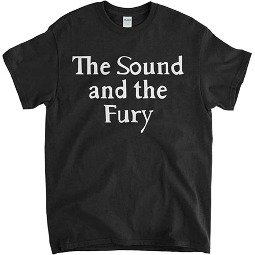As Worn by Ian Curtis The Sound and The Fury Mens T-Shirt Black Unisex Tee S
