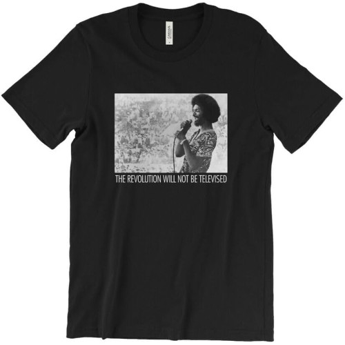 Dkaisgg Gil Scott-Heron T Shirt The Revolution Will Not Be Televised t-Shirt Activist