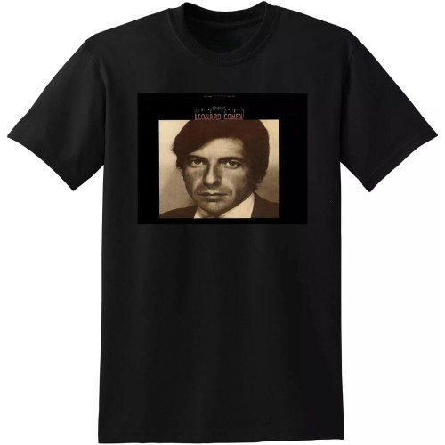Leonard Cohen T Shirt Songs of Leonard Cohen Vinyl Cover Black Leonard Cohen T Shirt Songs of Leonard Cohen Vinyl Cover Black