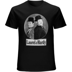 Laurel Hardy Men's Casual Shirt Black Laurel Hardy Men's Casual Shirt Black
