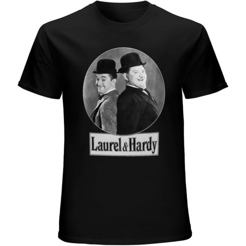 Laurel Hardy Men's Casual Shirt Black Laurel Hardy Men's Casual Shirt Black