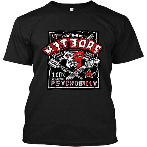 New The Meteors T-Shirt Psychobilly Punk Rock Rockabillyt Shirt New The Meteors T-Shirt Psychobilly Punk Rock Rockabillyt Shirt