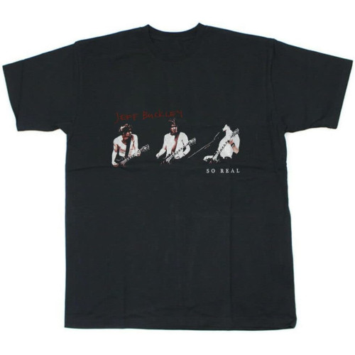 TN521 Rare! 1994 Jeff Buckley SO Real T-Shirt Tee Black Men Size S M L 234XL TN521 Rare! 1994 Jeff Buckley SO Real T-Shirt Tee Black Men Size S M L 234XL