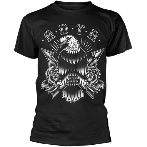 A Day to Remember 'Eagle Tattoo' Black T Shirt - New A Day to Remember 'Eagle Tattoo' Black T Shirt - New