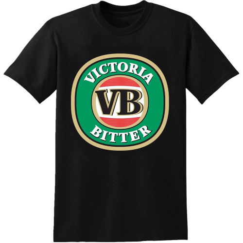 Victoria Bitter 12 Tee T-Shirt Unisex en Tee Shirt Black Victoria Bitter 12 Tee T-Shirt Unisex en Tee Shirt Black
