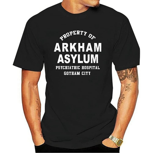 Arkham Asylum for Criminally Insane Tv Mens T Shirt Black Arkham Asylum for Criminally Insane Tv Mens T Shirt Black