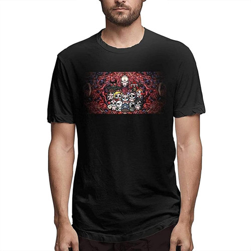 The Binding of is-AAC T Shirt Mens Cotton Short Sleeve Casual Blouse Tops for Unisex Adult The Binding of is-AAC T Shirt Mens Cotton Short Sleeve Casual Blouse Tops for Unisex Adult