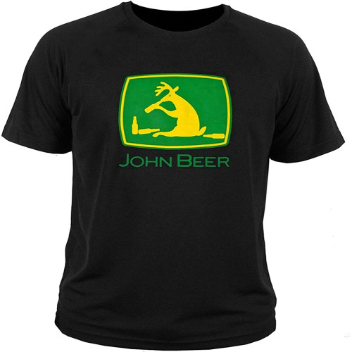 Men T-Shirt John Beer Tractor Deere