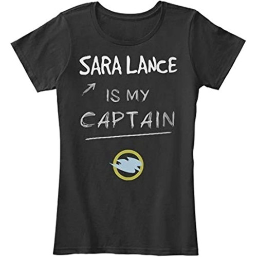 Fashion Sara Lance is My Captain WoTee T-Shirt Trendy Fashion Sara Lance is My Captain WoTee T-Shirt Trendy
