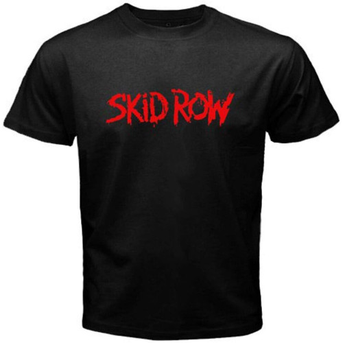 Skid Row Men's Black T-Shirt Size S M L XL 2XL 3XL
