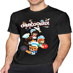 Overcooked Short Sleeve T-Shirt Adult Tee Shirts Overcooked Short Sleeve T-Shirt Adult Tee Shirts