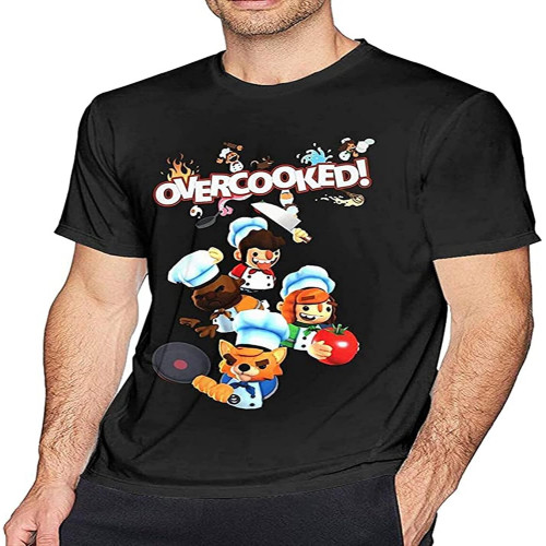 Overcooked Short Sleeve T-Shirt Adult Tee Shirts Overcooked Short Sleeve T-Shirt Adult Tee Shirts