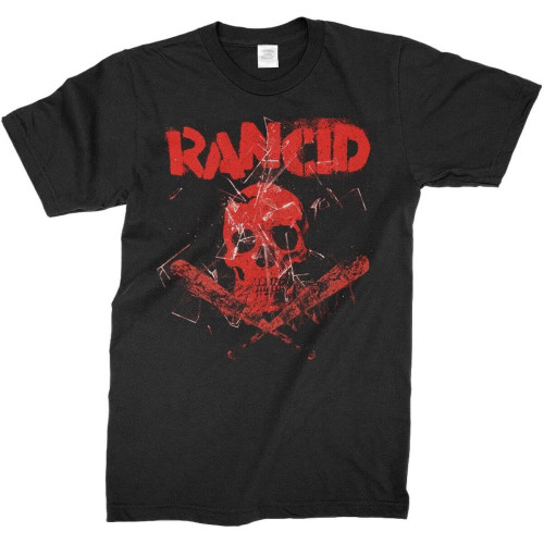 Rancid Skull Bats New Black T-Shirt Black Rancid Skull Bats New Black T-Shirt Black