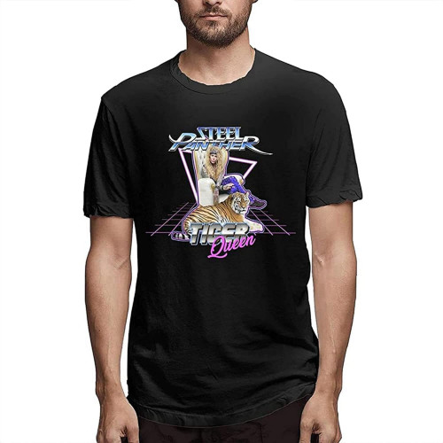 Steel Panther Men's Comfortable Short Sleeve Shirts Crew Neck Personality Fashion t-Shirt Steel Panther Men's Comfortable Short Sleeve Shirts Crew Neck Personality Fashion t-Shirt