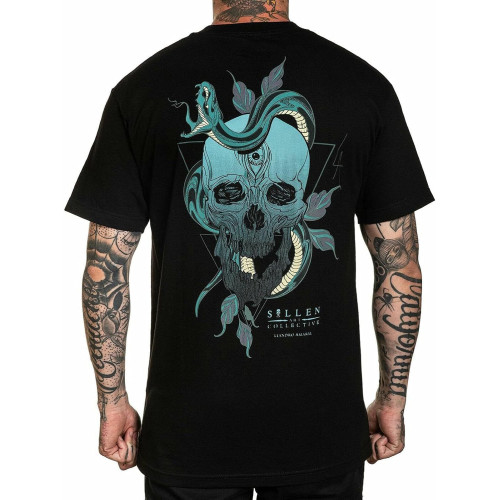 Sullen Men s Amaral Standard Short Sleeve T Shirt Black Leandro Amaral Clothi