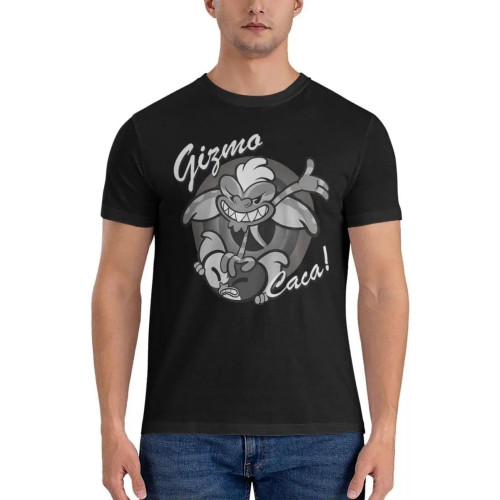 20S-Gremlins-Novelty-Pure-Short-Sleeve-Gizmo-T-Shirt-Round