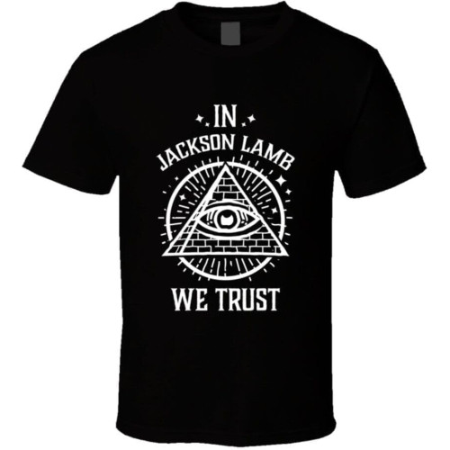in Jackson Lamb We Trust Slow Horses T Shirt Black