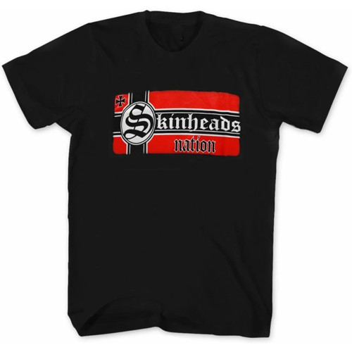 Funny-Skinheads-Nation-and-Loyalty-German-Battle-Flag-T-Shirt-Summer-Cotton-O-Neck-Short-Sleeve Funny-Skinheads-Nation-and-Loyalty-German-Battle-Flag-T-Shirt-Summer-Cotton-O-Neck-Short-Sleeve