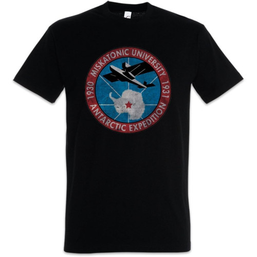 Miskatonic University 1930 Antarctic Expedition II Vintage Men T-Shirt Miskatonic University 1930 Antarctic Expedition II Vintage Men T-Shirt