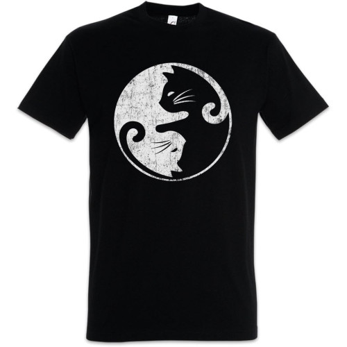 Cats Yin & Yang Men T-Shirt Cats Yin & Yang Men T-Shirt